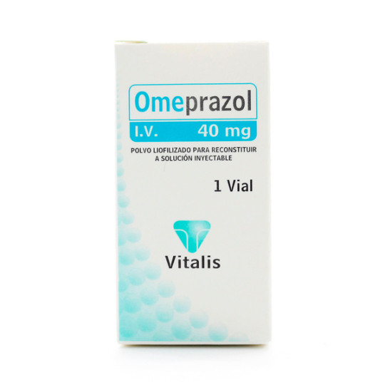 OMEPRAZOL 40MG/1.5ML 1 AMPOLLA VT