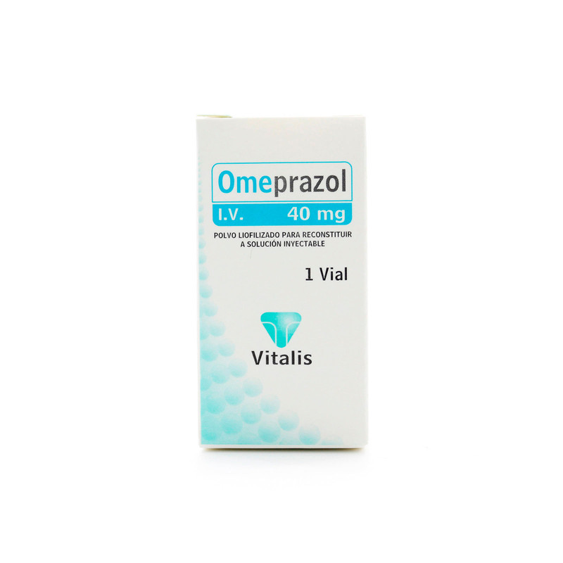 OMEPRAZOL 40MG/1.5ML 1 AMPOLLA VT