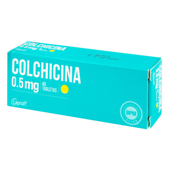 COLCHICINA 0.5 MG 40 TABLETAS LP