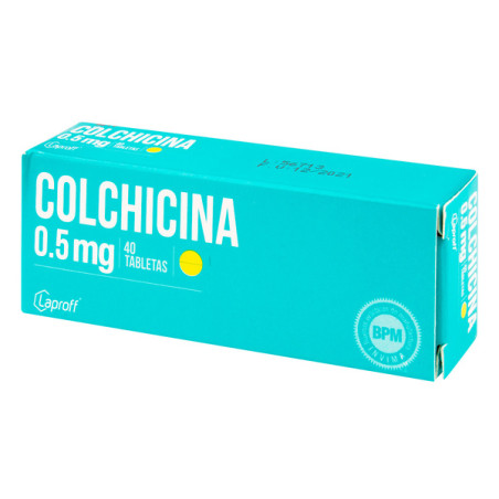 COLCHICINA 0.5 MG 40 TABLETAS LP