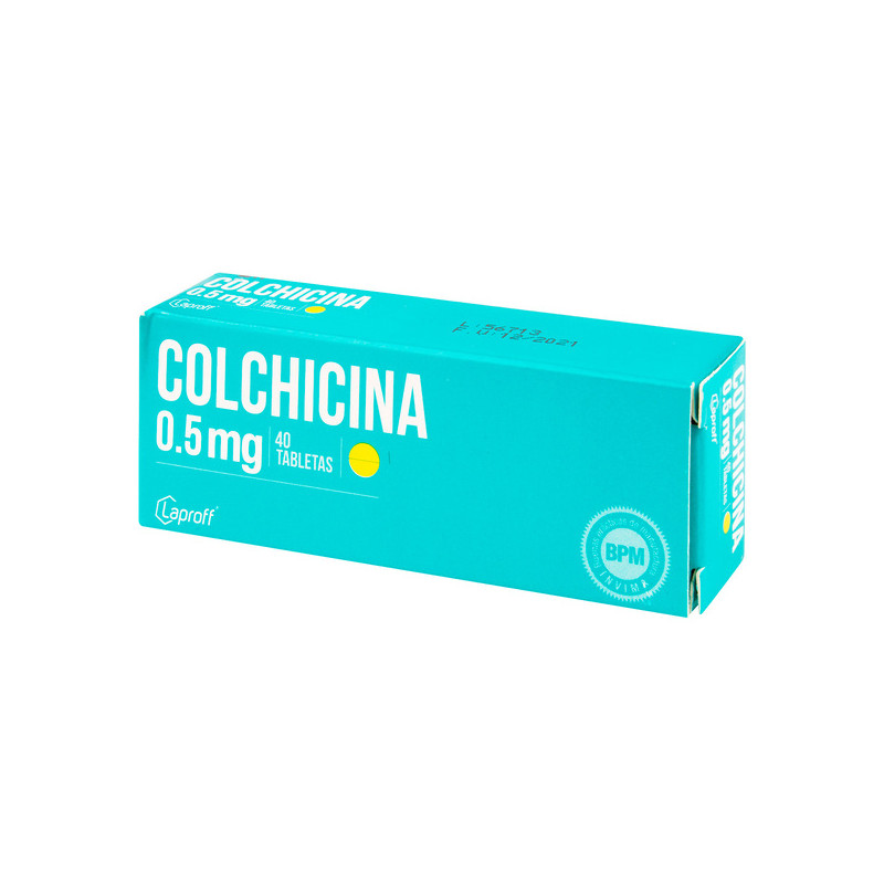 COLCHICINA 0.5 MG 40 TABLETAS LP