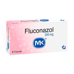 FLUCONAZOL 200 MG 4 CAPSULAS MK