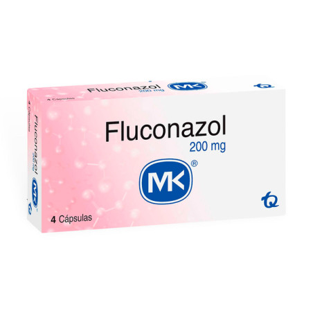 FLUCONAZOL 200 MG 4 CAPSULAS MK