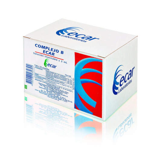 COMPLEJO B 2 ML 25 AMPOLLAS ECAR
