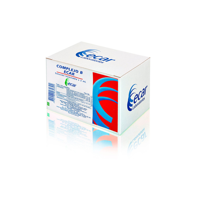 COMPLEJO B 2 ML 25 AMPOLLAS ECAR