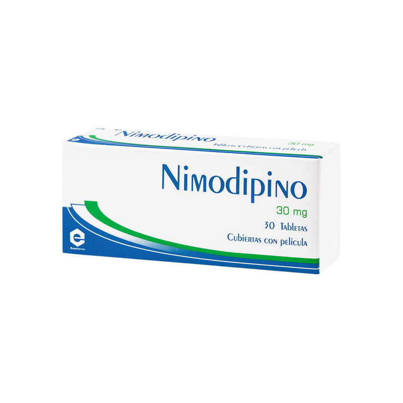 NIMODIPINO 30 MG 30 TABLETAS EX