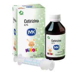CETIRIZINA 0.1 JARABE DOS 60 ML MK