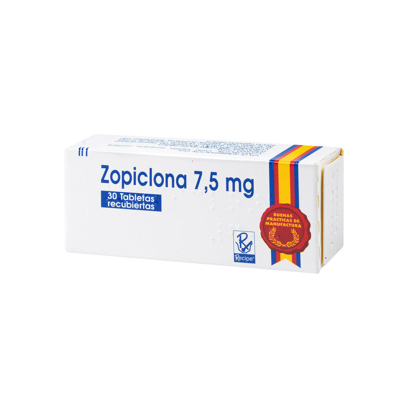 ZOPICLONA 7.5 MG 30 TABLETAS RC