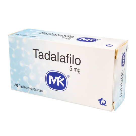 TADALAFILO 5 MG 30 TABLETAS MK(3% )(PAE)