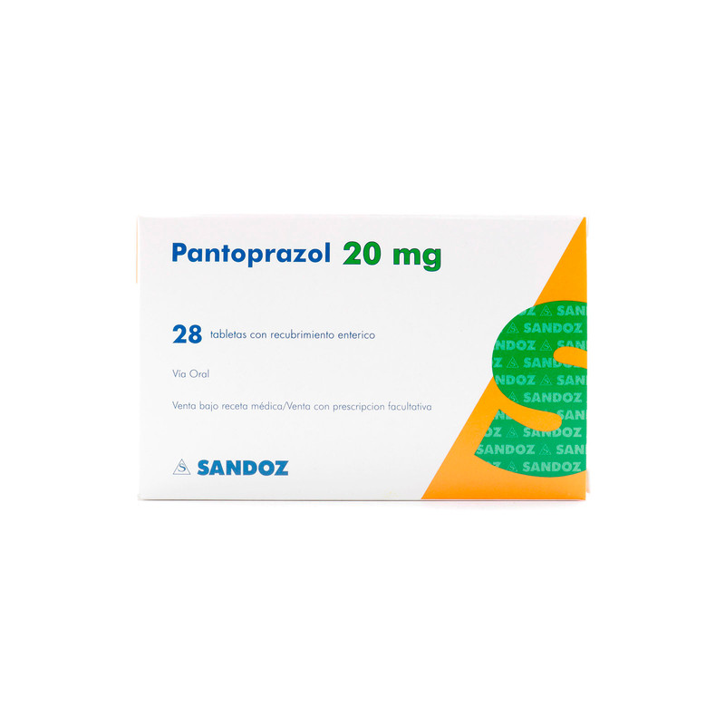 PANTOPRAZOL 20MG 28TBS GASTRORRESISTENTE