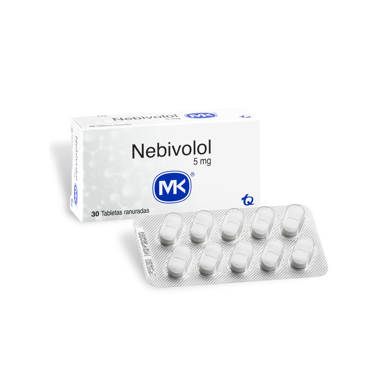 NEBIVOLOL 5 MG 30 TABLETAS MK(M)46092