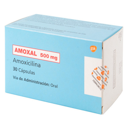 AMOXAL 500 MG 30 CAPSULAS(A)(3% )(PAE)