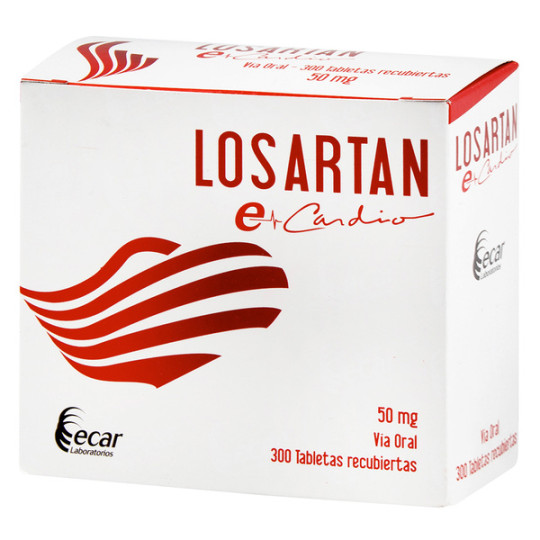 LOSARTAN 50 MG 300 TBS EC
