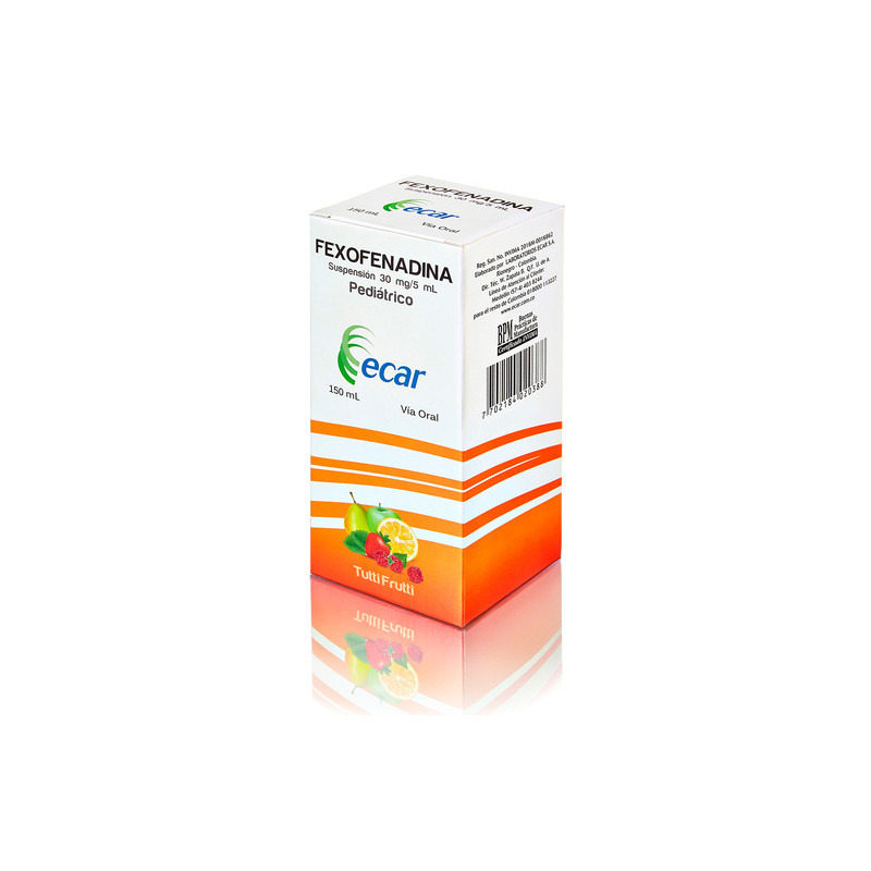 FEXOFENADINA 30MG/5ML JARABE 150 ML ECA