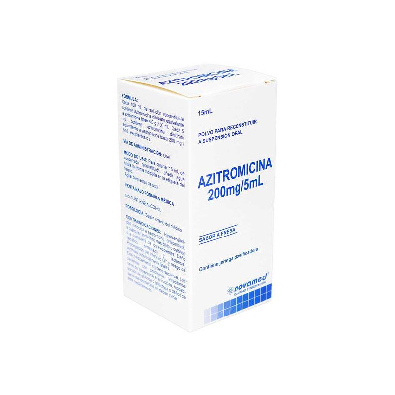 AZITROMICINA 200 MG/5ML SUSP.ORAL 15 ML