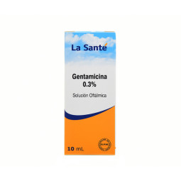 ( ) GENTAMICINA 0.3% OFTALMICA 10 ML LS
