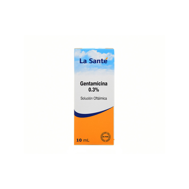 ( ) GENTAMICINA 0.3% OFTALMICA 10 ML LS