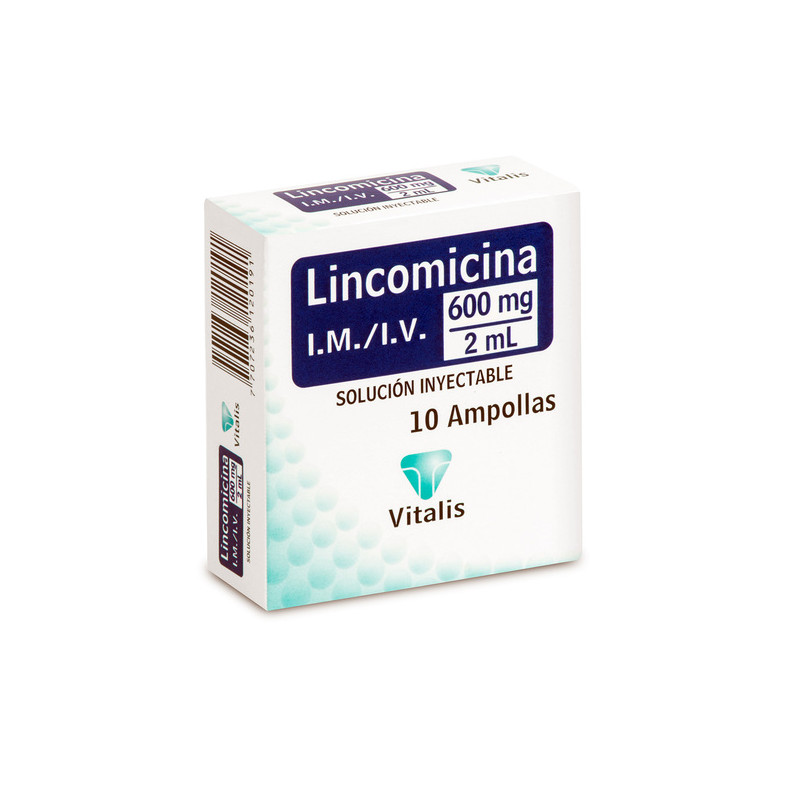 LINCOMICINA 600 MG/2ML 10 AMPOLLAS VT