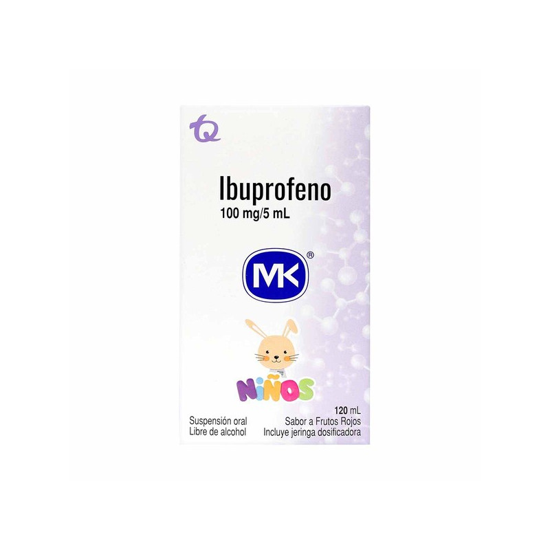 IBUPROFENO 100MG/5ML SUSP 120 ML MK