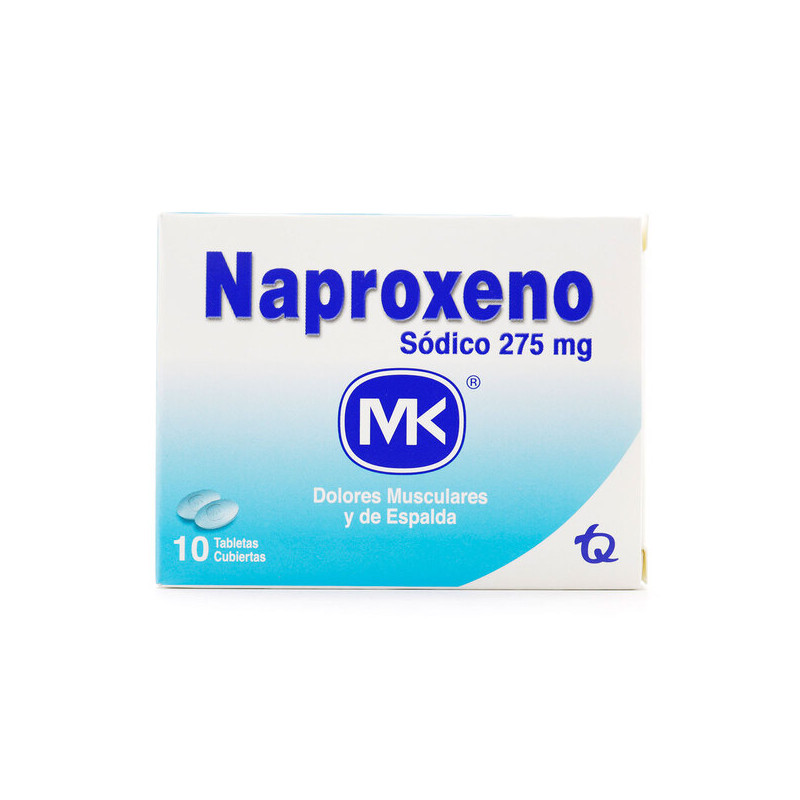 NAPROXENO 275 MG 10 TABLETAS MK