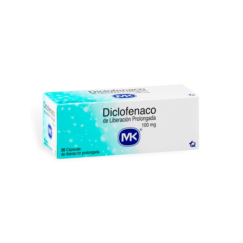 DICLOFENACO RETARD 100 MG 20 CAPSULAS MK