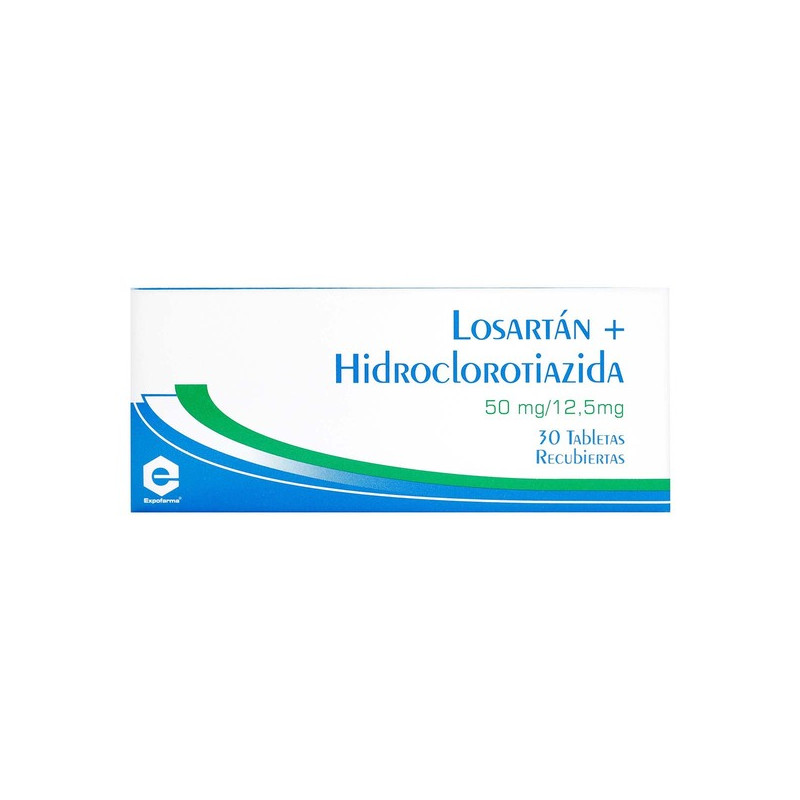 LOSARTAN POT/HIDROCL. 50MG/12.5MG 30TBS