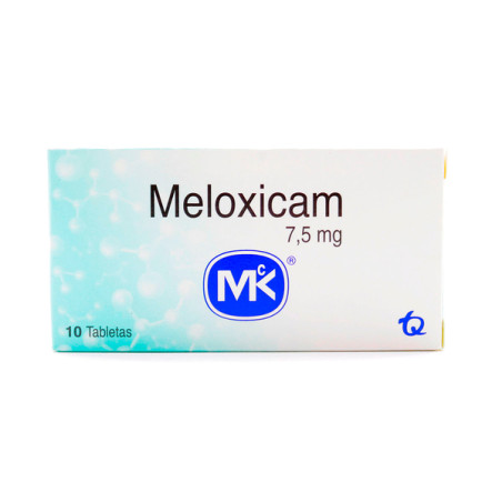MELOXICAM 7.5 MG 10 TABLETAS MK