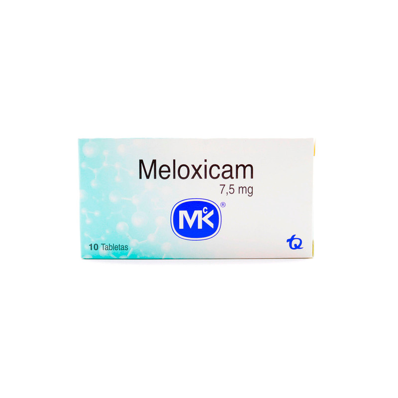 MELOXICAM 7.5 MG 10 TABLETAS MK