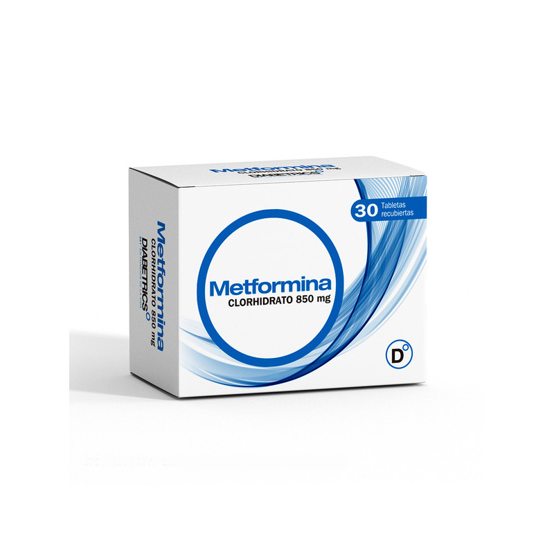 ( ) METFORMINA 850 MG 30 TABLETAS PC
