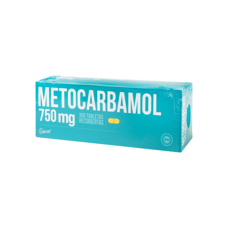 METOCARBAMOL 750 MG 300 TABLETAS LP