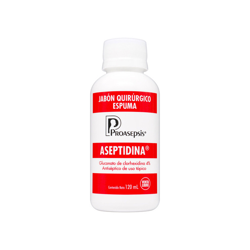 ASEPTIDINA JAB QUIRUR CLORHEXIDINA 120ML