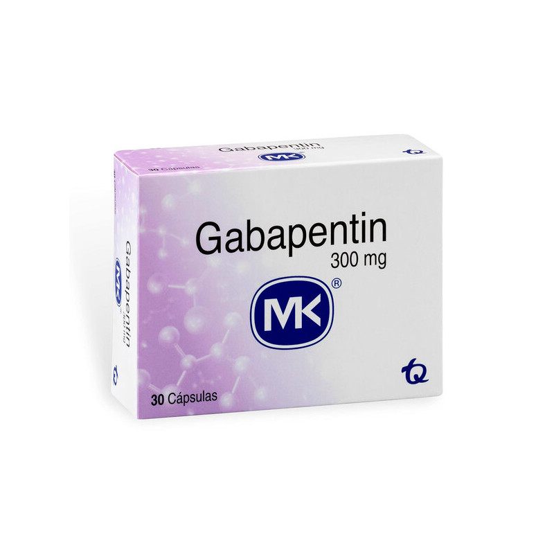 GABAPENTIN 300 MG 30 CAPSULAS MK(M)11880
