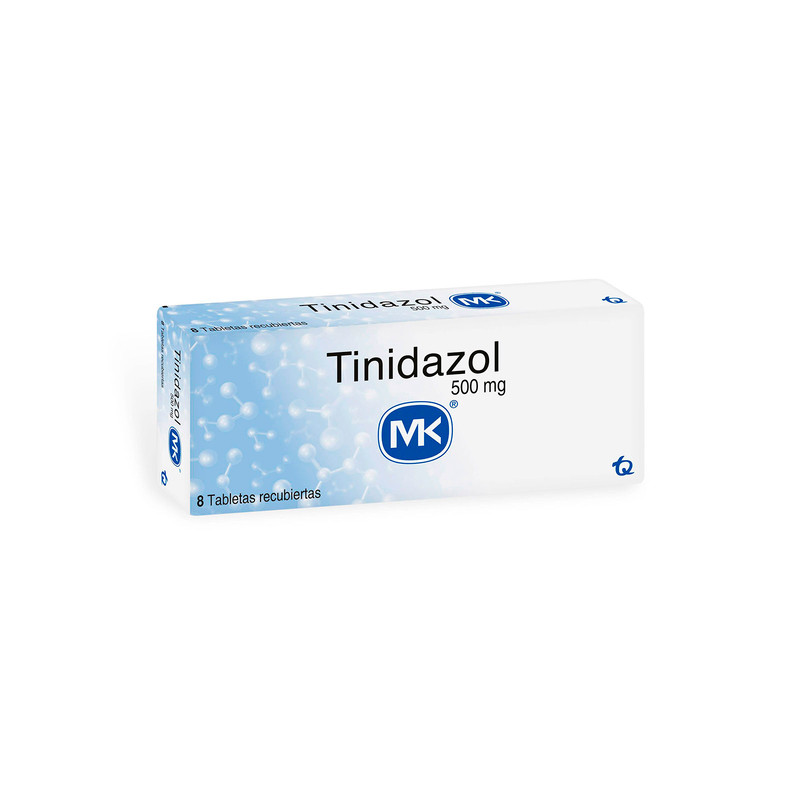 TINIDAZOL 500 MG 8 TABLETAS MK