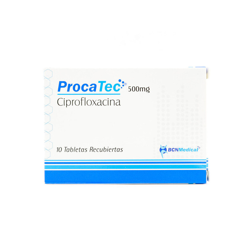 CIPROFLOXACINA PROCATEC  500 MG 10 TBS