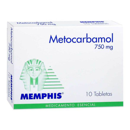 ( ) METOCARBAMOL 750 MG 10 TABLETAS MP