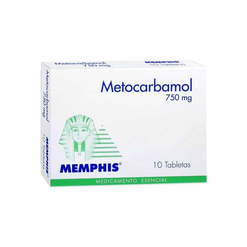( ) METOCARBAMOL 750 MG 10 TABLETAS MP