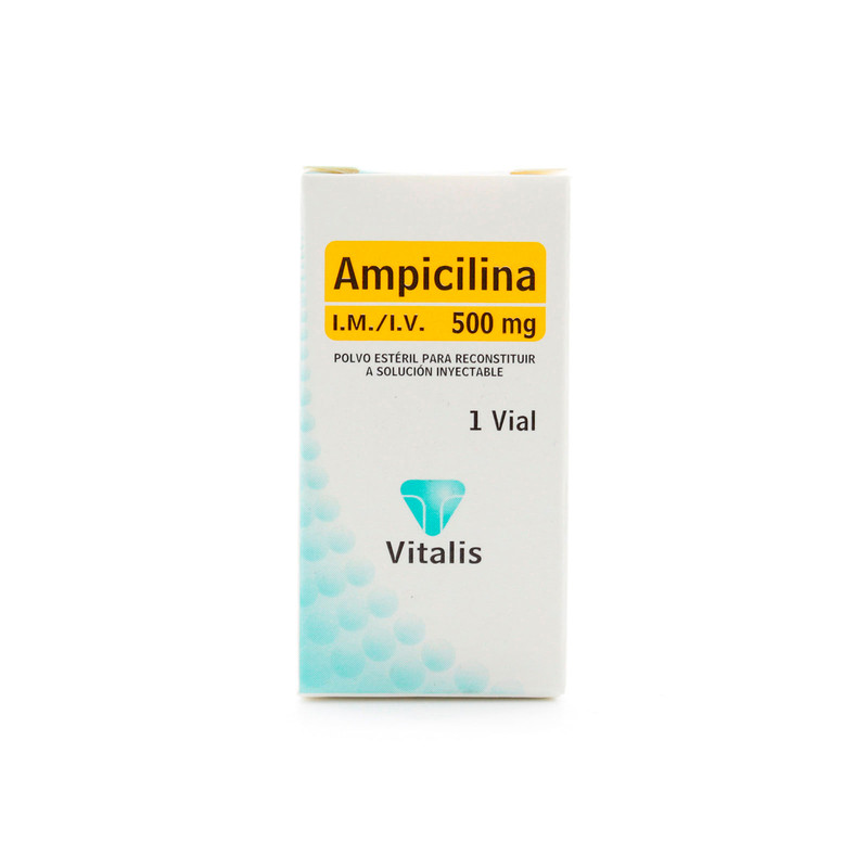AMPICILINA 500 MG 1 AMPOLLAS VT