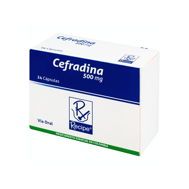 CEFRADINA 500 MG 24 CAPSULAS RC