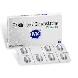 EZETIMIBA 10MG SIMVAS.40MG 14TBS MK(PAE)