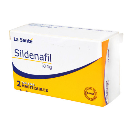 ( ) SILDENAFIL MASTICABLE 2 TABLETAS LS