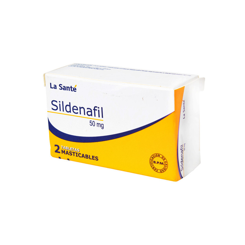 ( ) SILDENAFIL MASTICABLE 2 TABLETAS LS
