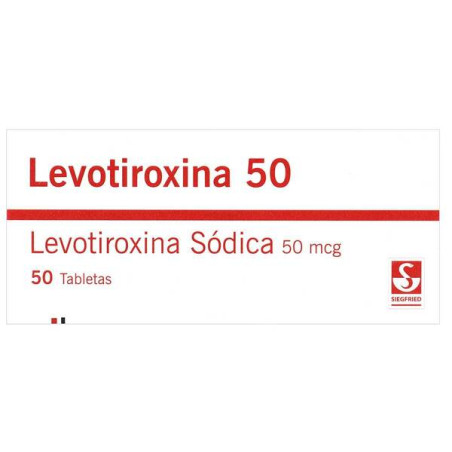 LEVOTIROXINA 50 MCG 50 TBS