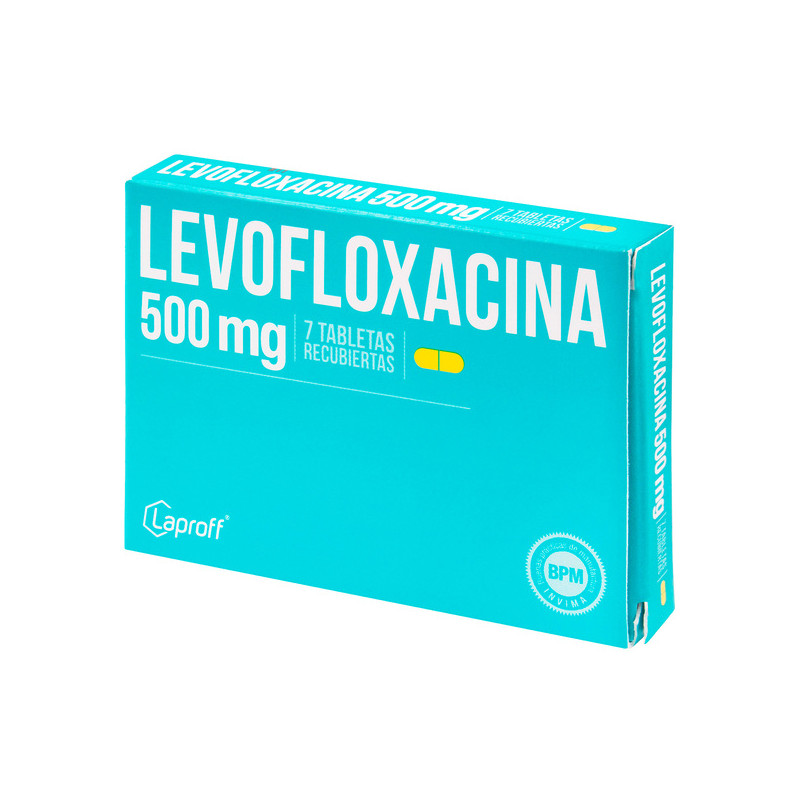 LEVOFLOXACINO 500 MG 7 TABLETAS LP