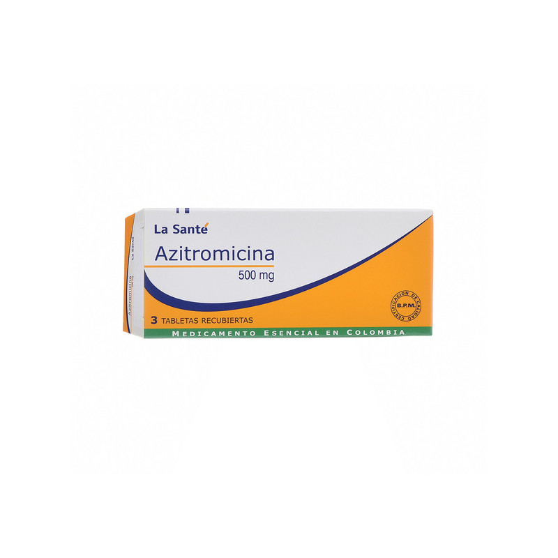 ( ) AZITROMICINA 500 MG 3 TABLETAS LS