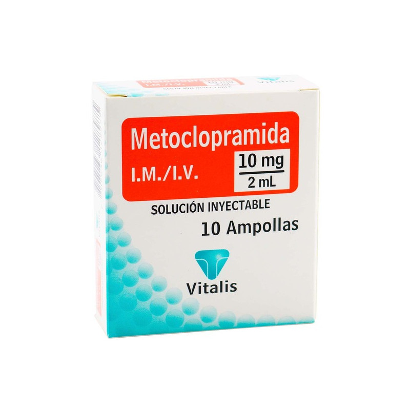 METOCLOPRAMIDA 10 MG/2 ML 10 AMPOLLAS VT