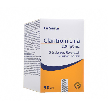 ( ) CLARITROMICINA 250 MG SUSP.50 ML LS