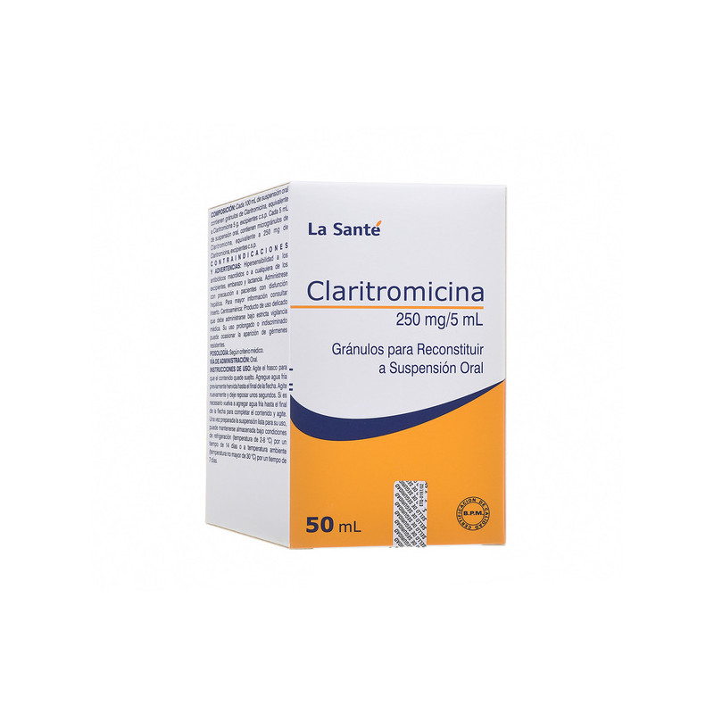 ( ) CLARITROMICINA 250 MG SUSP.50 ML LS