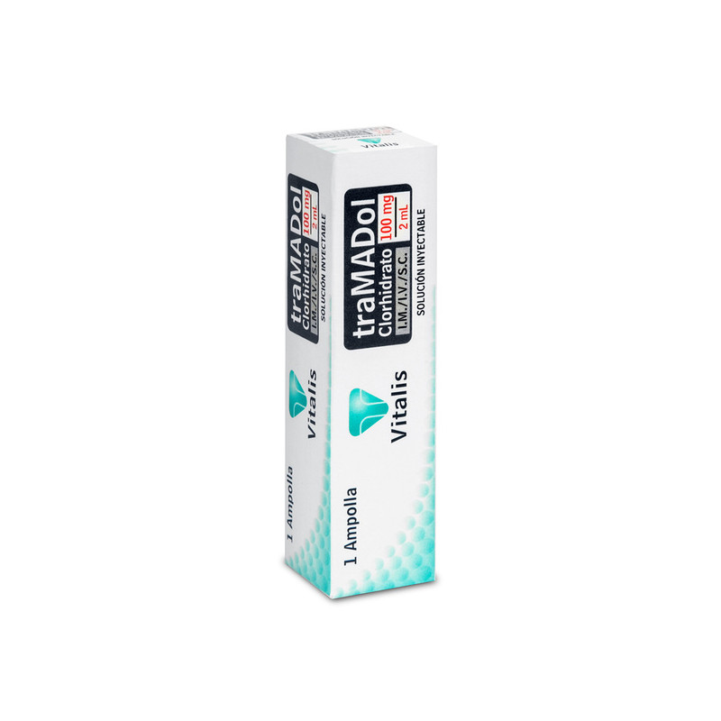 TRAMADOL 100MG/2ML 1 AMPOLLA VT
