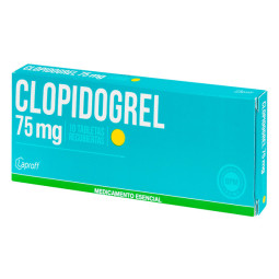 CLOPIDOGREL 75 MG 10 TABLETAS LP(M)12795