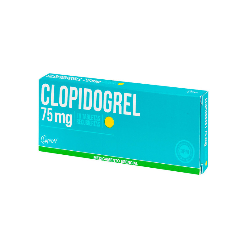 CLOPIDOGREL 75 MG 10 TABLETAS LP(M)12795